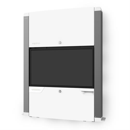 CareFit Enclosure (snow white) Wall-mount computer workstation