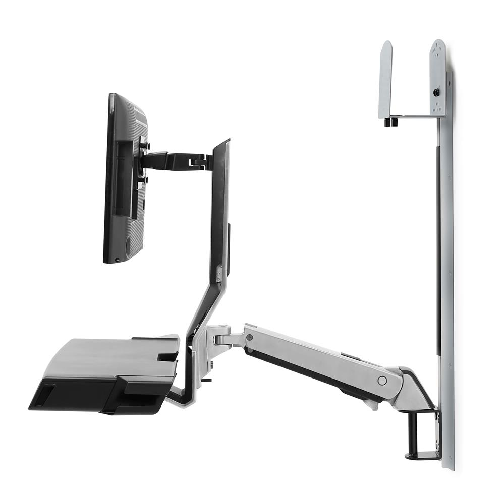 SV Combo System with Worksurface & Pan, Medium CPU Holder (aluminum)