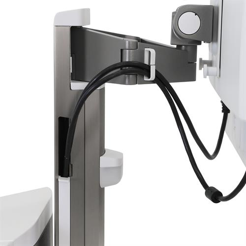 CareFit Pro Electric Lift Cart, LiFe Powered - Full-Featured Medical Cart EU