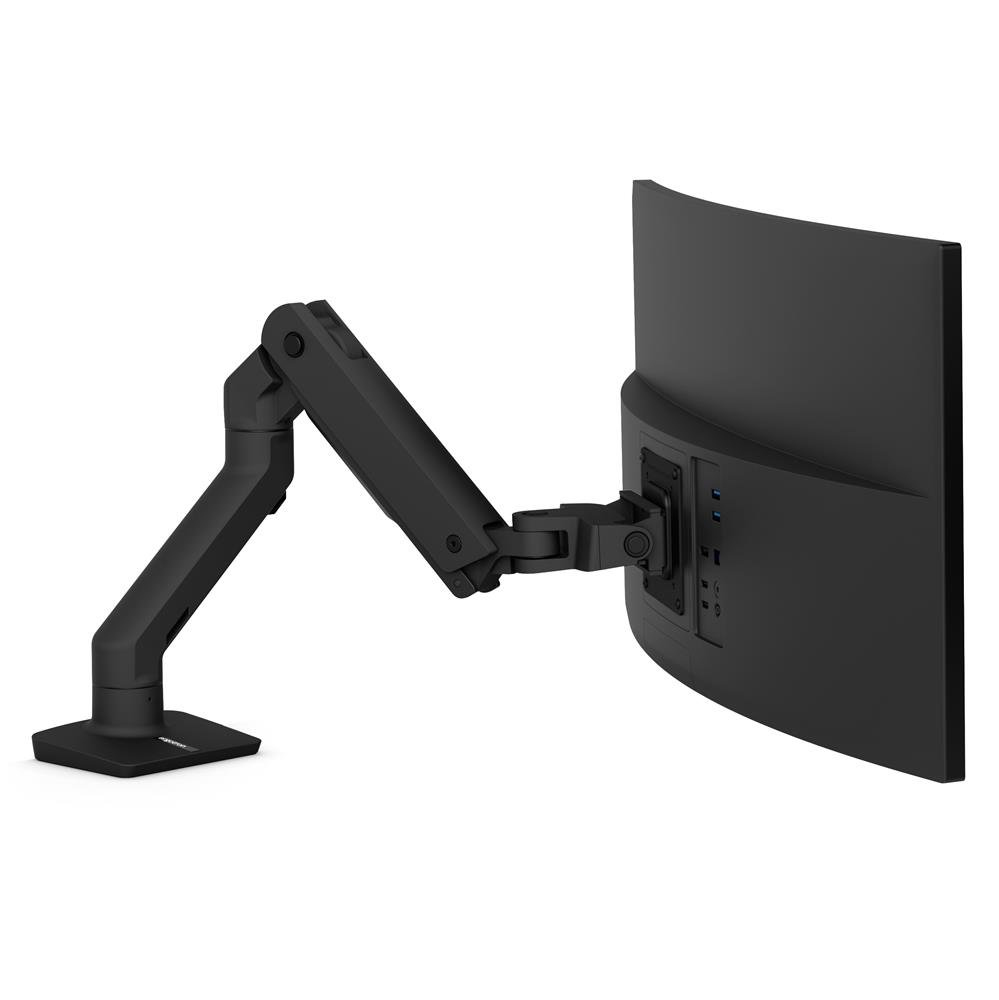 Monitor Mount - HX Desk Monitor Arm - 1 monitor - Tilt/Pan/Rotate - up to 49in - Black