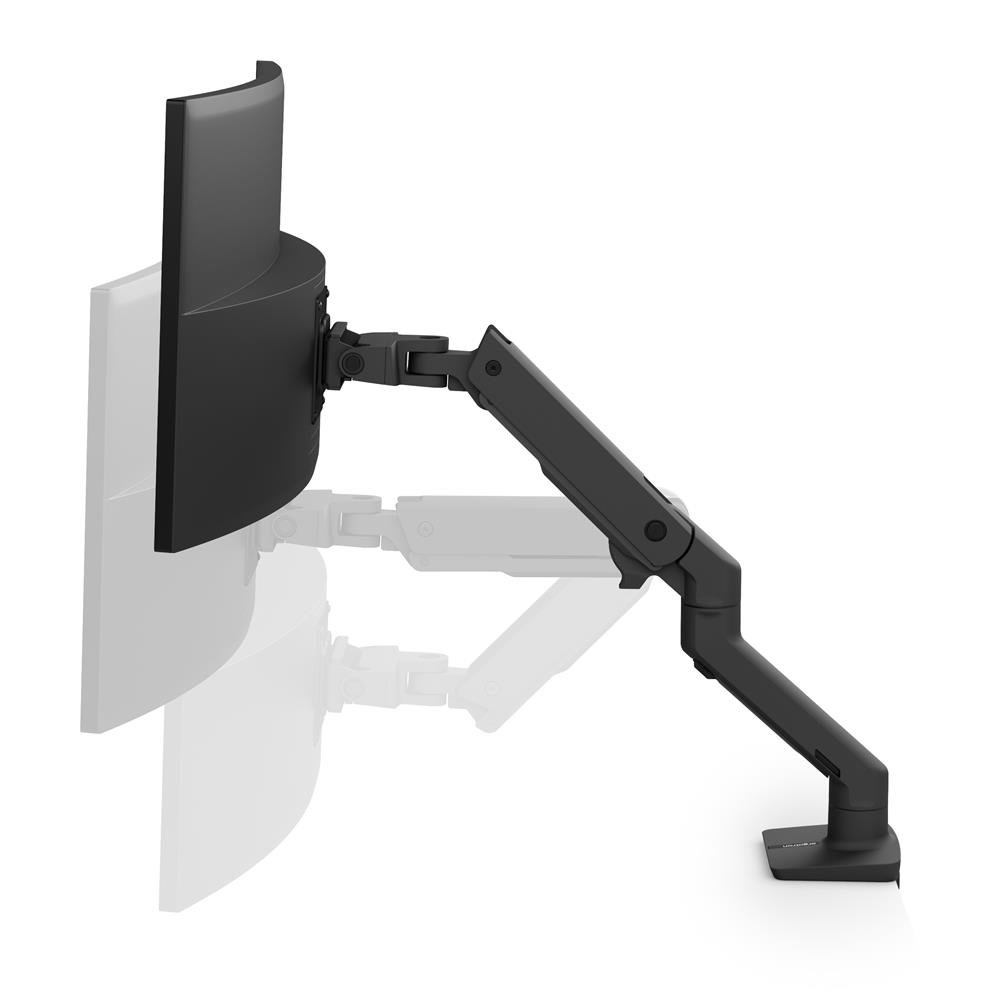 Monitor Mount - HX Desk Monitor Arm - 1 monitor - Tilt/Pan/Rotate - up to 49in - Black