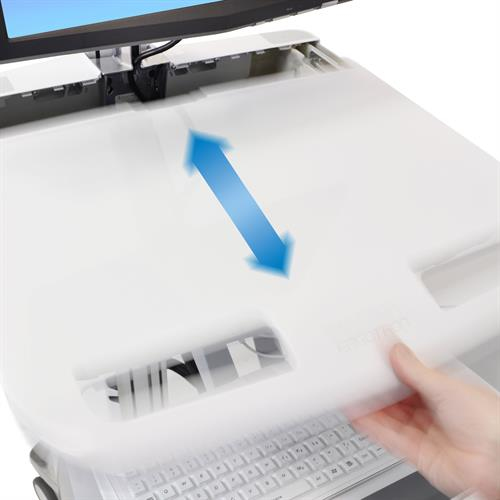 StyleView Cart with LCD Pivot, LiFe Powered, 1 Tall Drawer (1x1), CHE