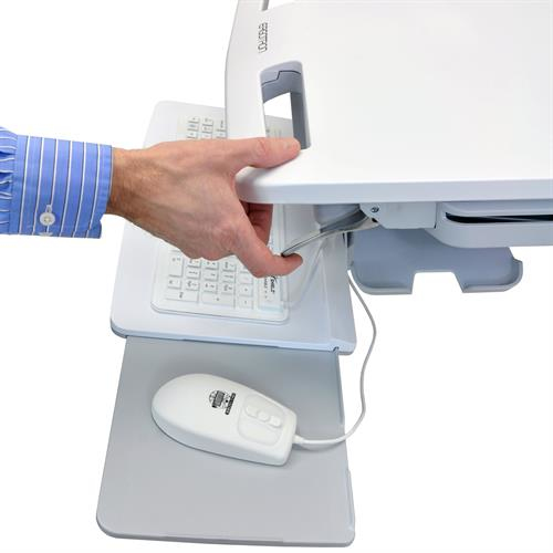 StyleView Cart with LCD Pivot, LiFe Powered, 1 Tall Drawer (1x1), CHE