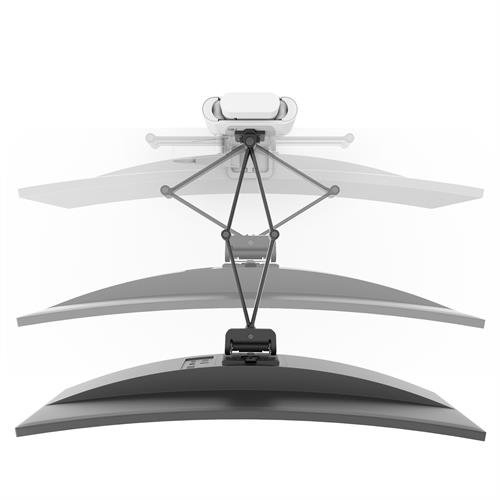 Monitor Mount - TRACE - Desk - 1 monitor - Tilt/Pan/Rotate - up to 38in - White