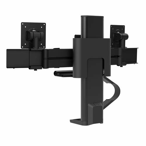 Monitor Mount - TRACE - Desk - 2 monitor - Tilt/Pan/Rotate - up to 27in - Black