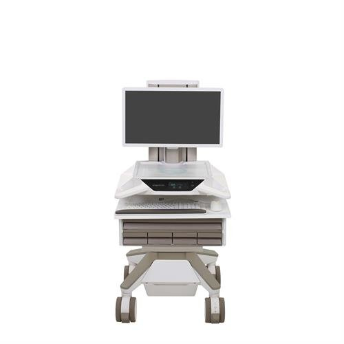 CareFit Pro Electric Lift Cart, LiFe Powered, 5 Drawers (4x1+1), CHE
