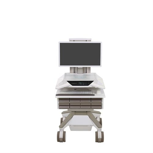 CareFit Pro Electric Lift Cart, LiFe Powered, 8 Drawers (4x2), EU