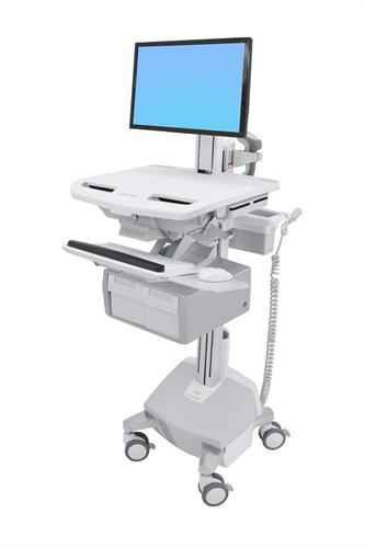 Styleview Cart With LCD Pivot LiFe Powered 2 Tall Drawers (2 Medium Tall Drawers X 1 Row) EU