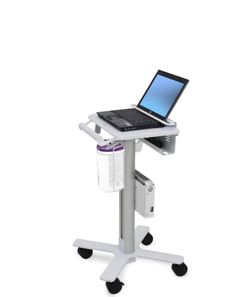 Mobile Cart - StyleView Laptop Cart SV10 - Light-Duty Medical Cart - up to 17in - CS
