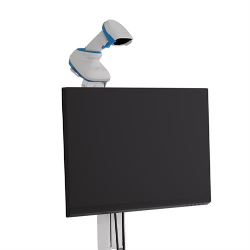 Top-Mount Scanner Holder, VESA Attach - White