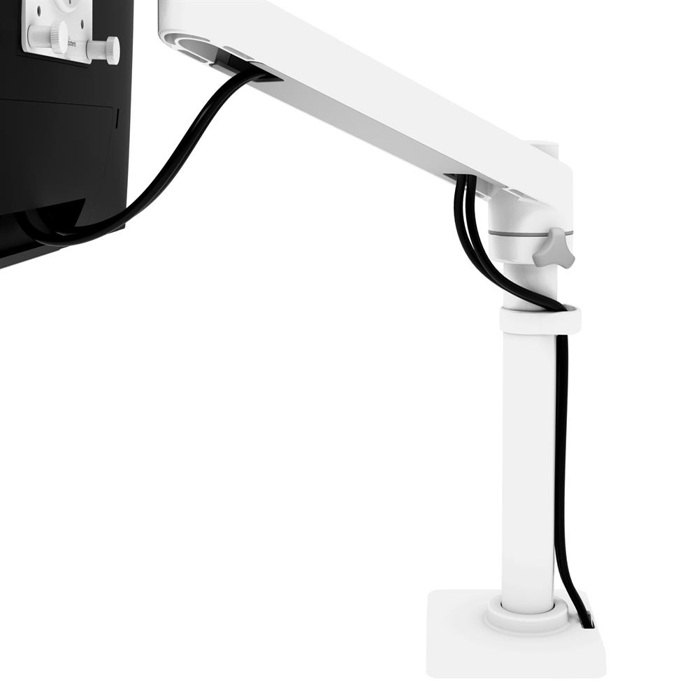 Monitor Mount - NX - Desk - 1 monitor - Tilt/Pan/Rotate - up to 34in - White
