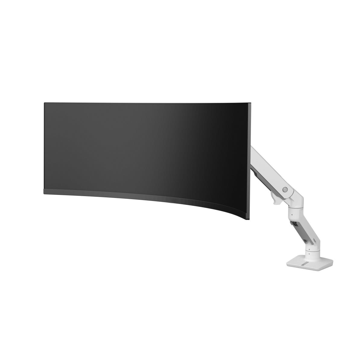 Monitor Mount - HX Desk Monitor Arm with VHD Pivot - 1 monitor - Tilt/Pan/Rotate - up to 57in - White