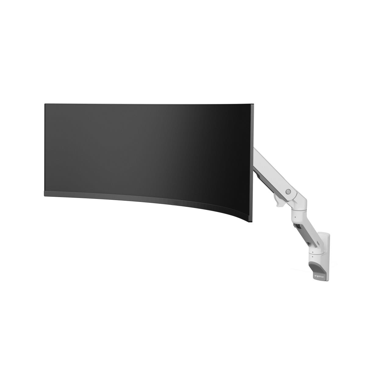 Monitor Mount - HX Wall Monitor Arm with VHD Pivot - 1 monitor - Tilt/Pan/Rotate - up to 57in - White