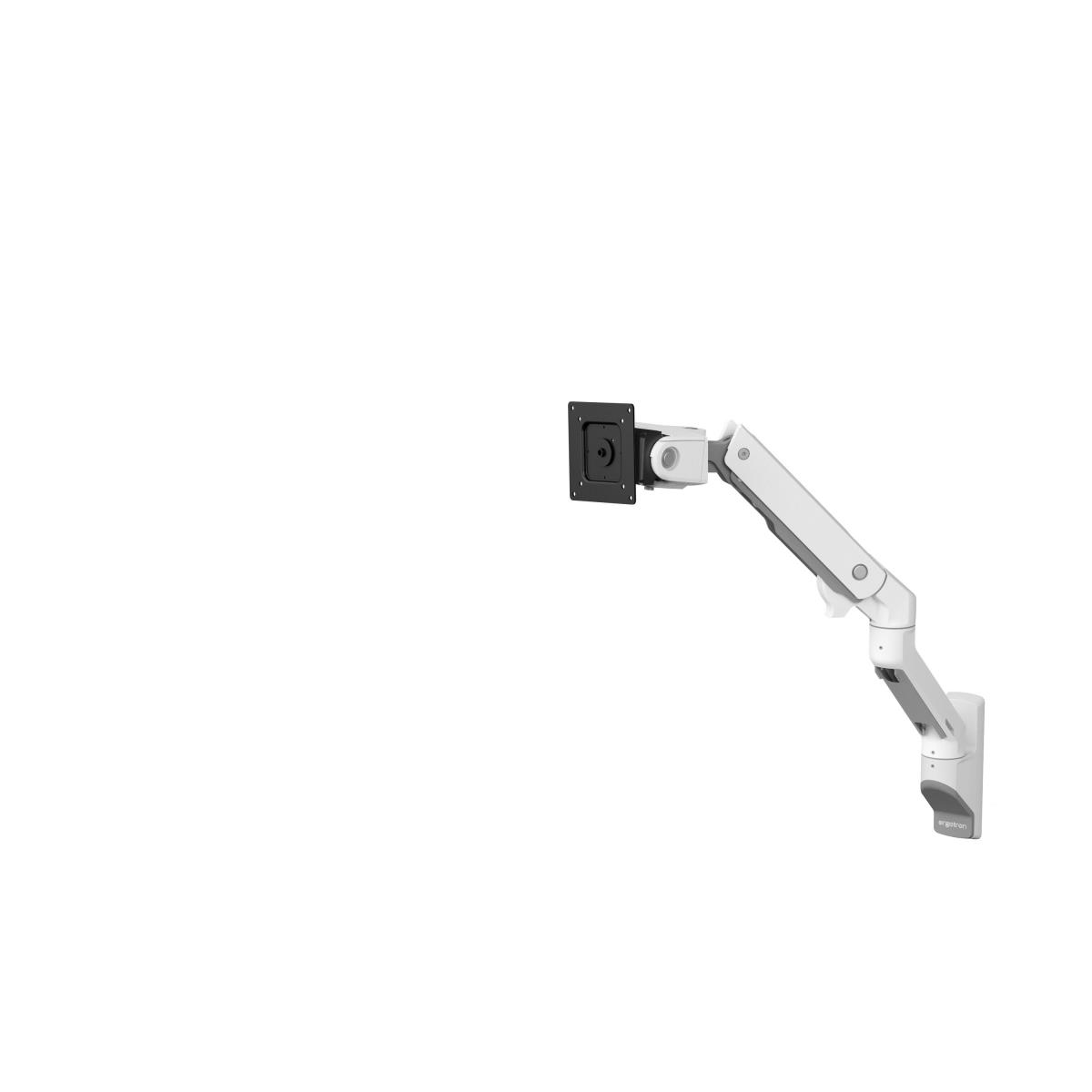 Monitor Mount - HX Wall Monitor Arm with VHD Pivot - 1 monitor - Tilt/Pan/Rotate - up to 57in - White