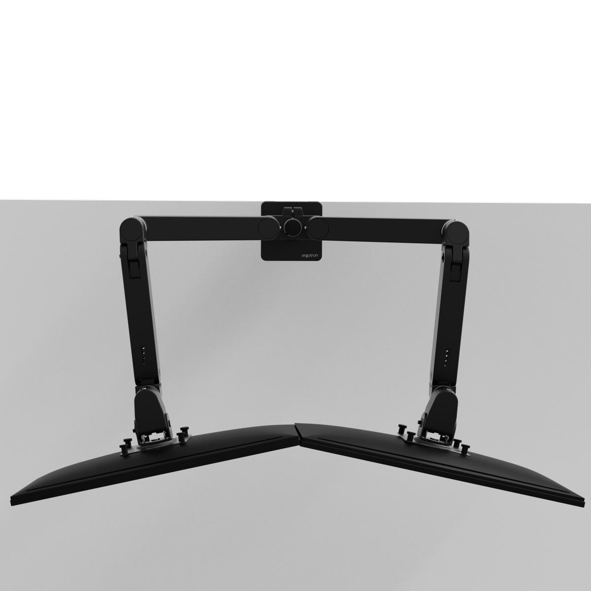 Monitor Mount - LX Pro Dual Side-by-Side Arm - Desk - 2 monitor - Tilt/Pan/Rotate - up to 27in - Black