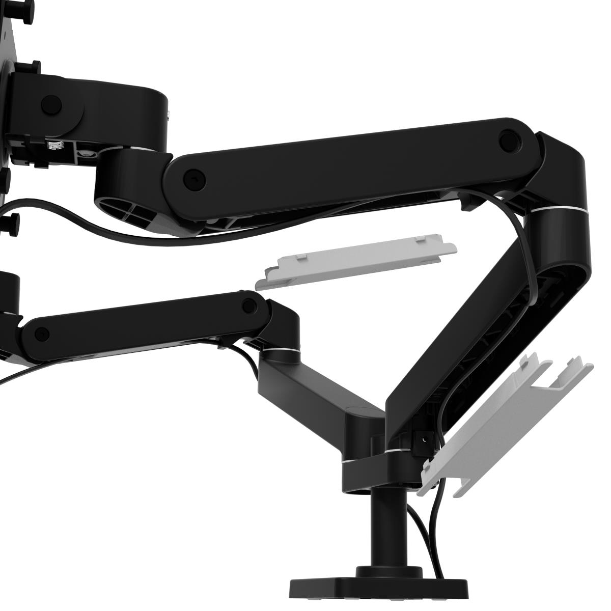 Monitor Mount - LX Pro Dual Side-by-Side Arm - Desk - 2 monitor - Tilt/Pan/Rotate - up to 27in - Black