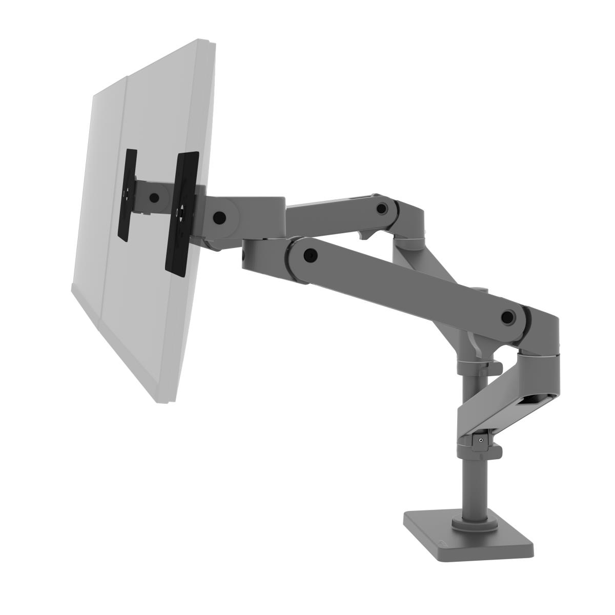 Monitor Mount - LX Pro Dual Stacking Arm - Desk - 2 monitor - Tilt/Pan/Rotate - up to 27in - Dark Grey