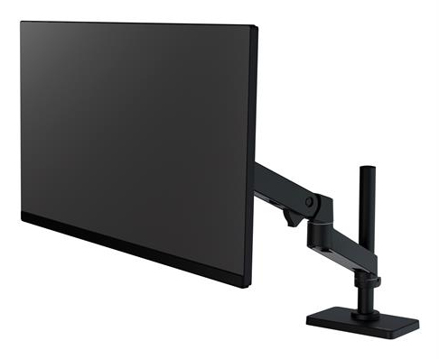 Monitor Mount - LX Pro Desk Monitor Arm, Tall Pole - 1 monitor - Tilt/Pan/Rotate - up to 34in - Black