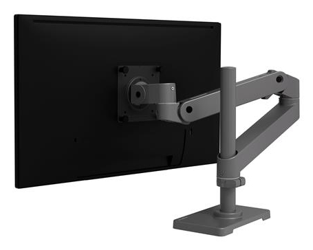 Lx Pro Arm Single Display Tall Pole - Industrial Grey