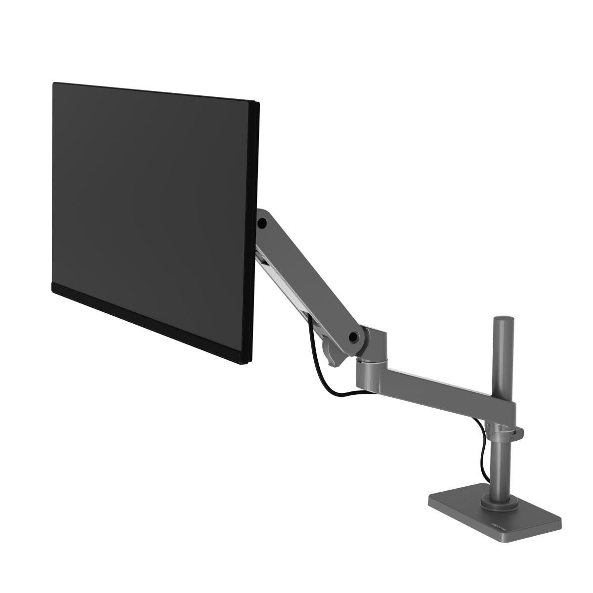 Lx Pro Arm Single Display Tall Pole - Industrial Grey