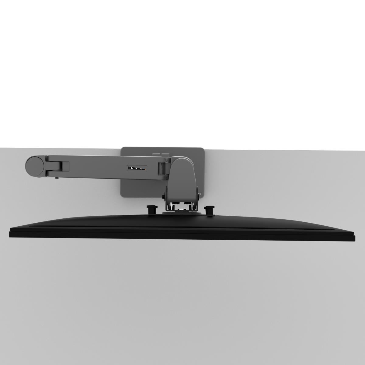 Lx Pro Arm Single Display Tall Pole - Industrial Grey