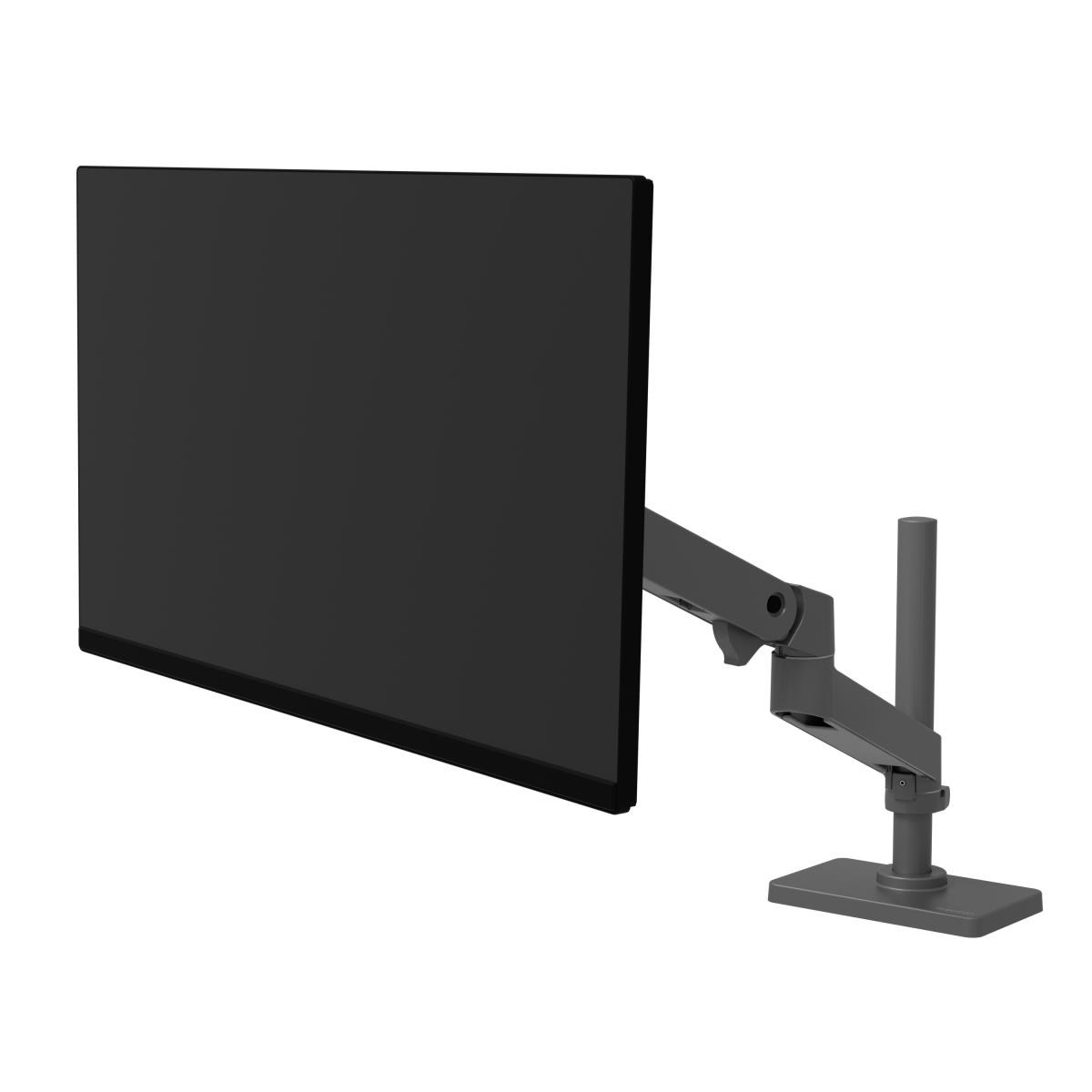 Lx Pro Arm Single Display Tall Pole - Industrial Grey