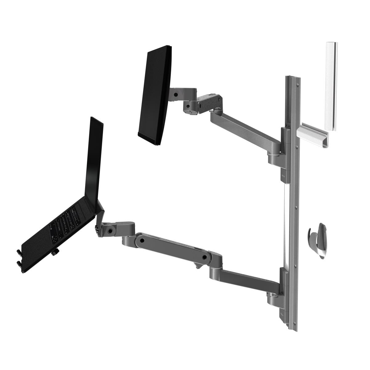 Monitor Mount - LX Pro -  Wall - 1 monitor - Tilt/Pan/Rotate - up to 34in - Dark Grey