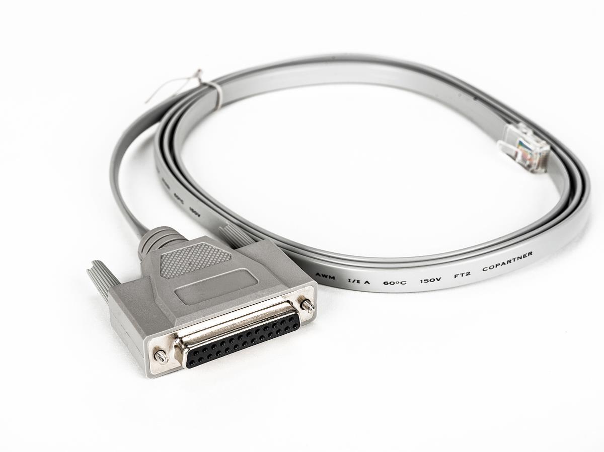 Cables Rj-45m To Db-25f Crossover 6feet (cab0017)