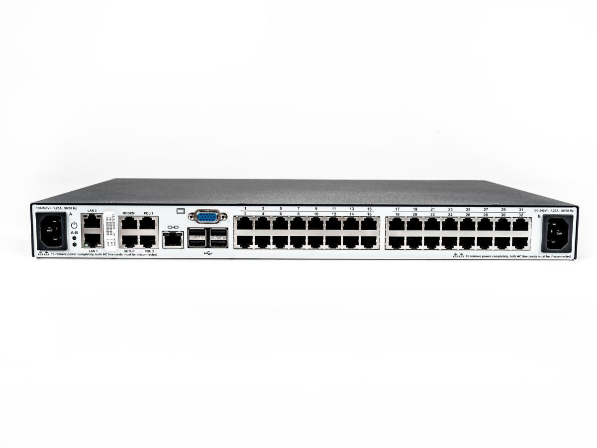Mergepoint Unity 32 Port 2 Digital KVM Paths Dual Ac Power Supply