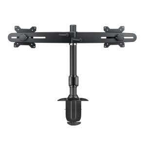 Desk Mounting Clamp For Dual Monitors 15-24i/max 12kg Per Hinge/tilt Max 20o/swivel 20o/rotate 360o