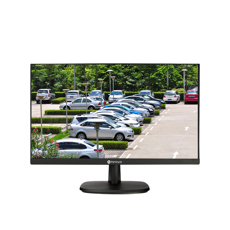 24i LED Fhd Surveillance Monitor Vga/bnc/hdmi Speakers