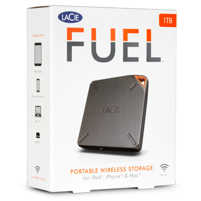 Lacie Fuel Hard Drive 1TB Wi-Fi USB 3.0