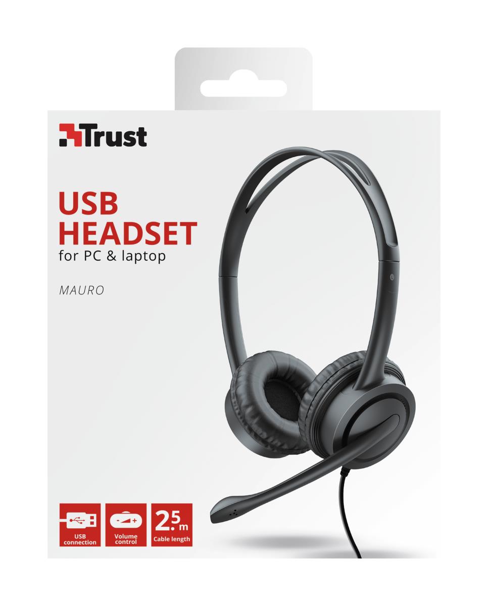 Headset - Mauro - USB - Black