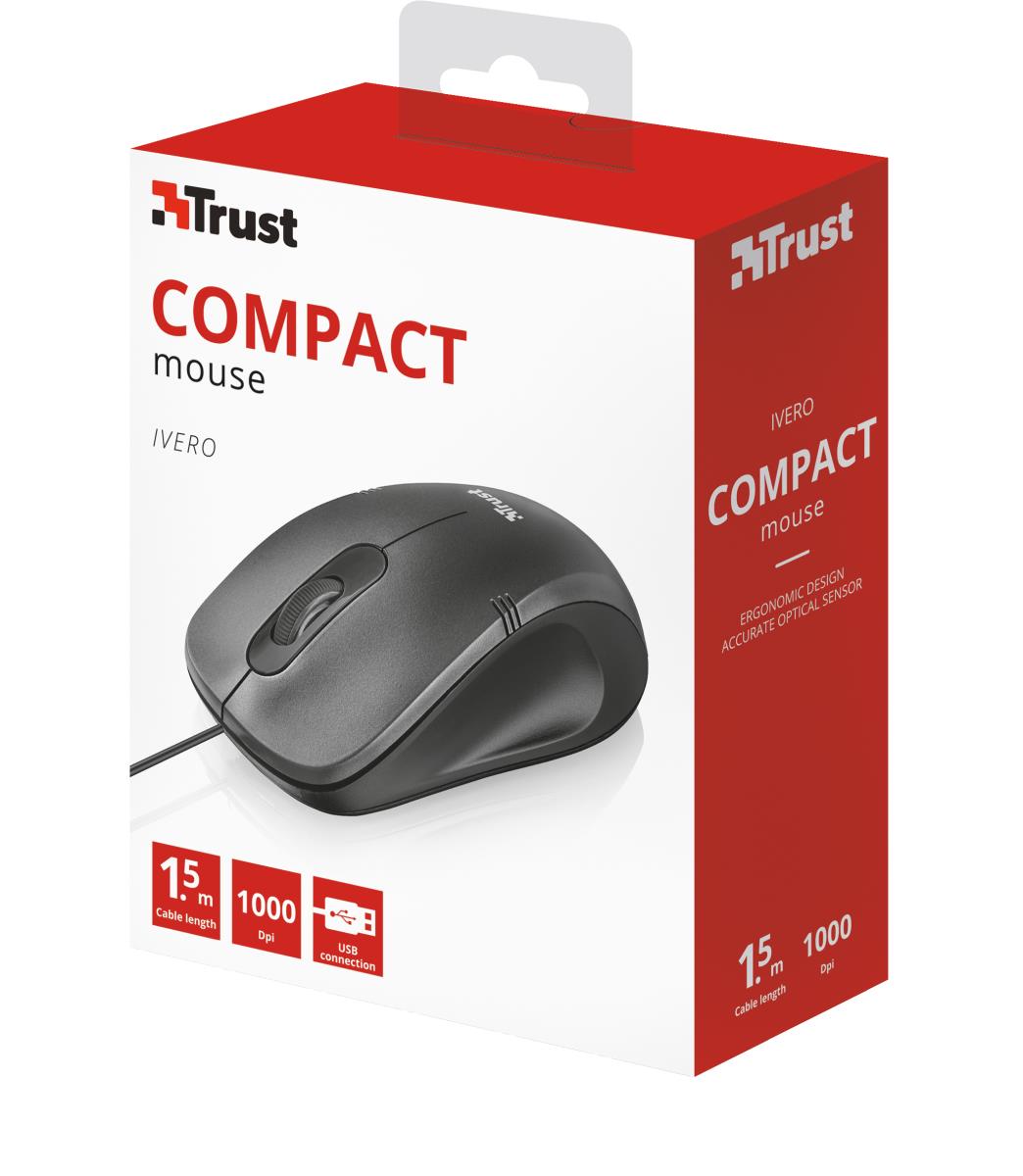Ivero Compact Mouse Black/grey