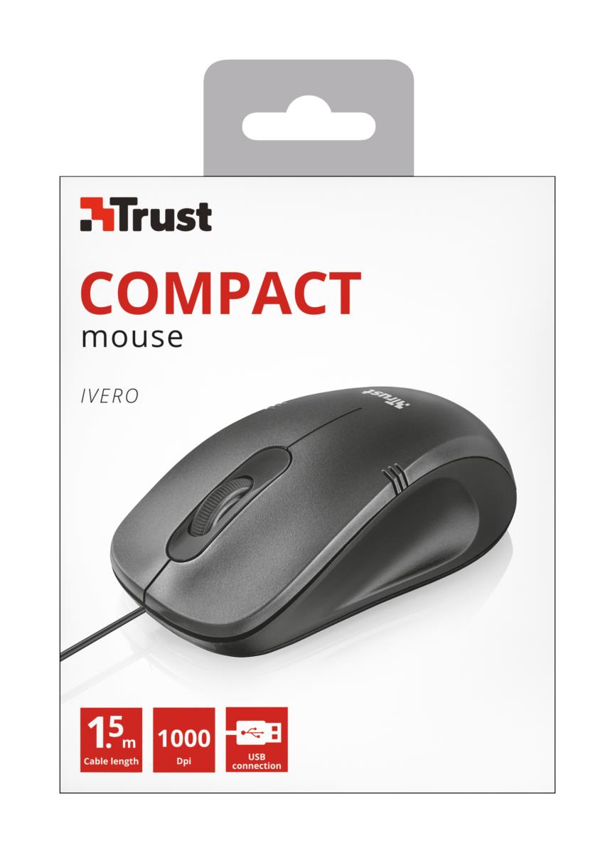 Ivero Compact Mouse Black/grey