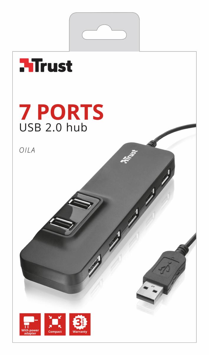 Oila 7 Port USB 2.0 Hub