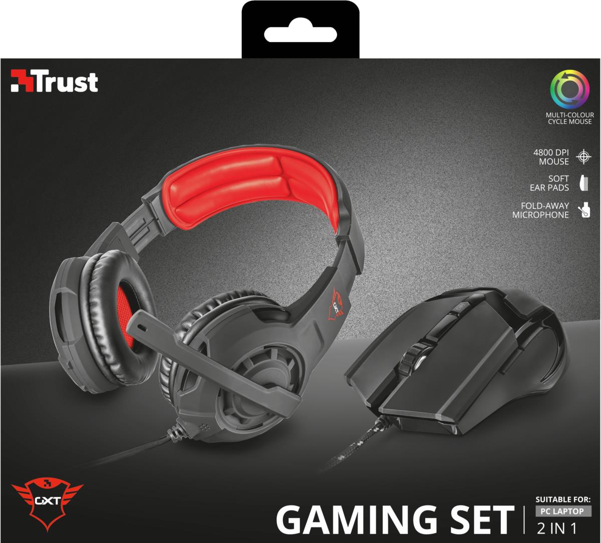 Headset - Gxt 784 Gaming - Stereo 3.5mm - Wired And Mouse