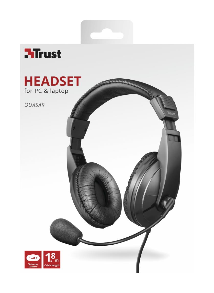Headset  - Quasar - Black - For Pc And Laptop