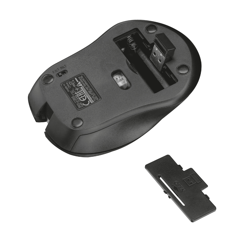 Wireless Mouse Mydo Silent Click Black