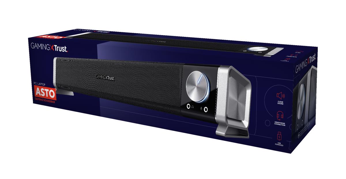 Sound Bar Asto Gxt 618 Pc Speaker Black