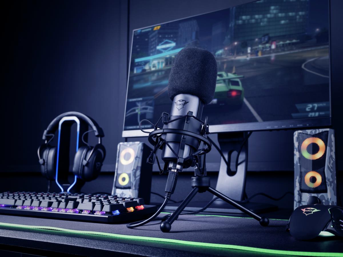 Microphone Gxt 242 Lance Streaming Black