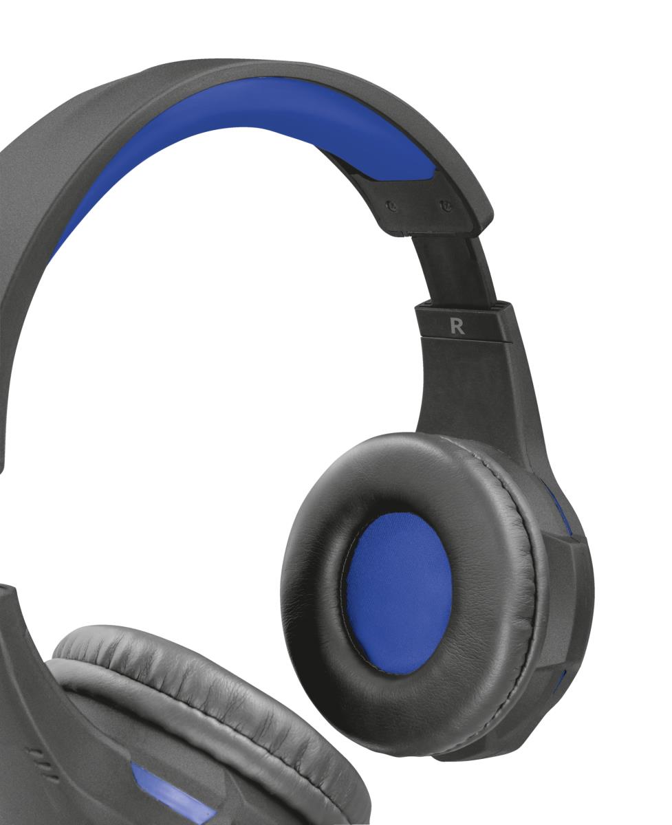 Headset -  Gxt 307b Ravu Gaming - stereo 3.5mm - wired - Blue For Ps4
