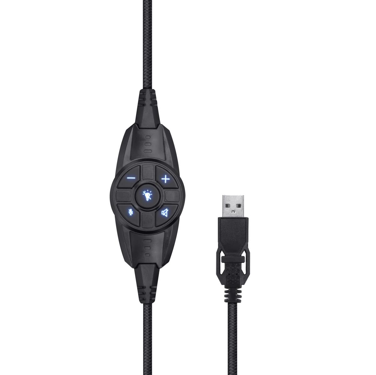 Headset -  Gxt 450 Blizz RGB 7.1 Surround Gaming - stereo 3.5mm - wired -