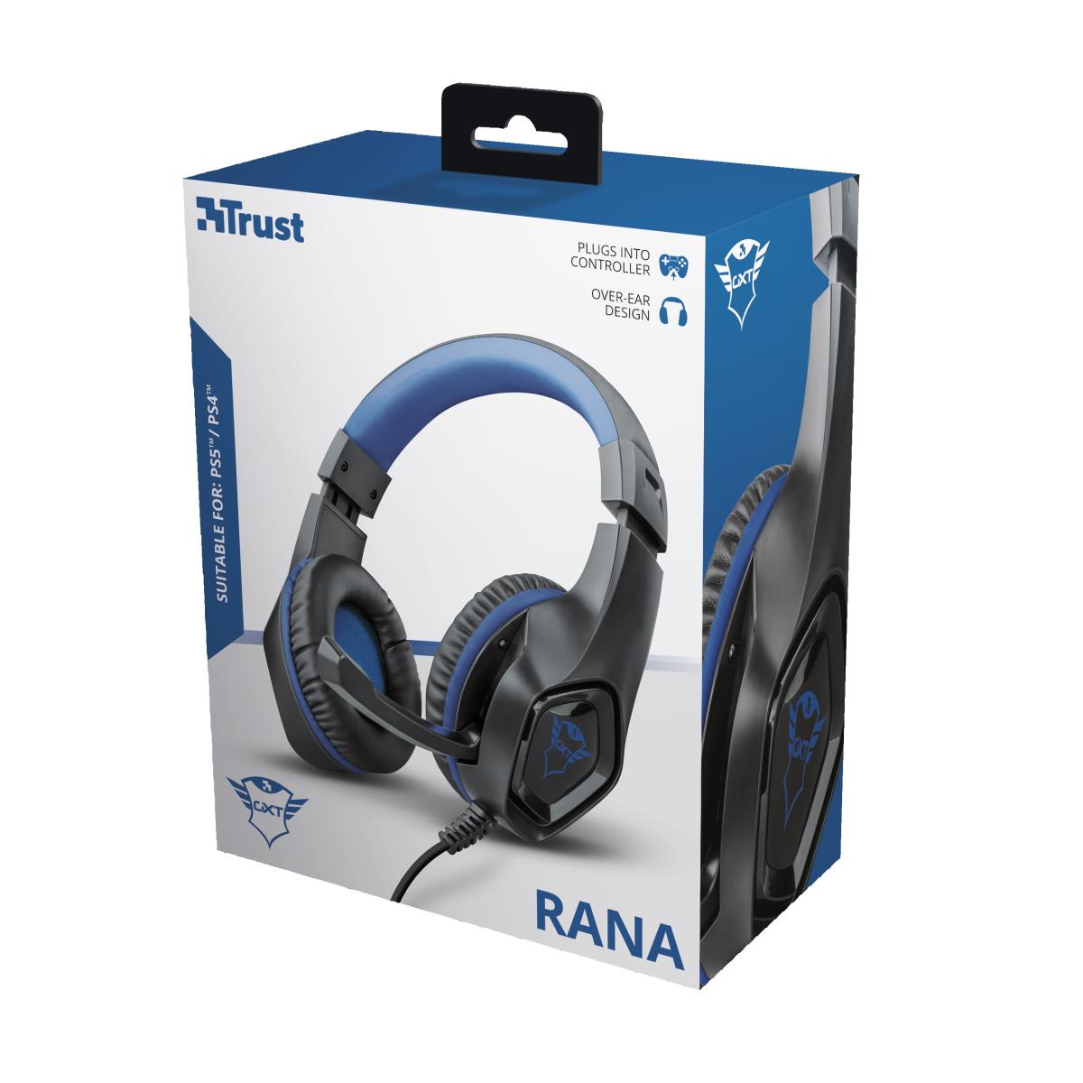 Headset -  Gxt404b Rana - stereo 3.5mm - wired - Blue For Ps4 In