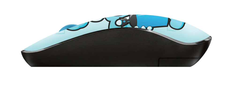 Sketch Wireless Silent Click Mouse Blue