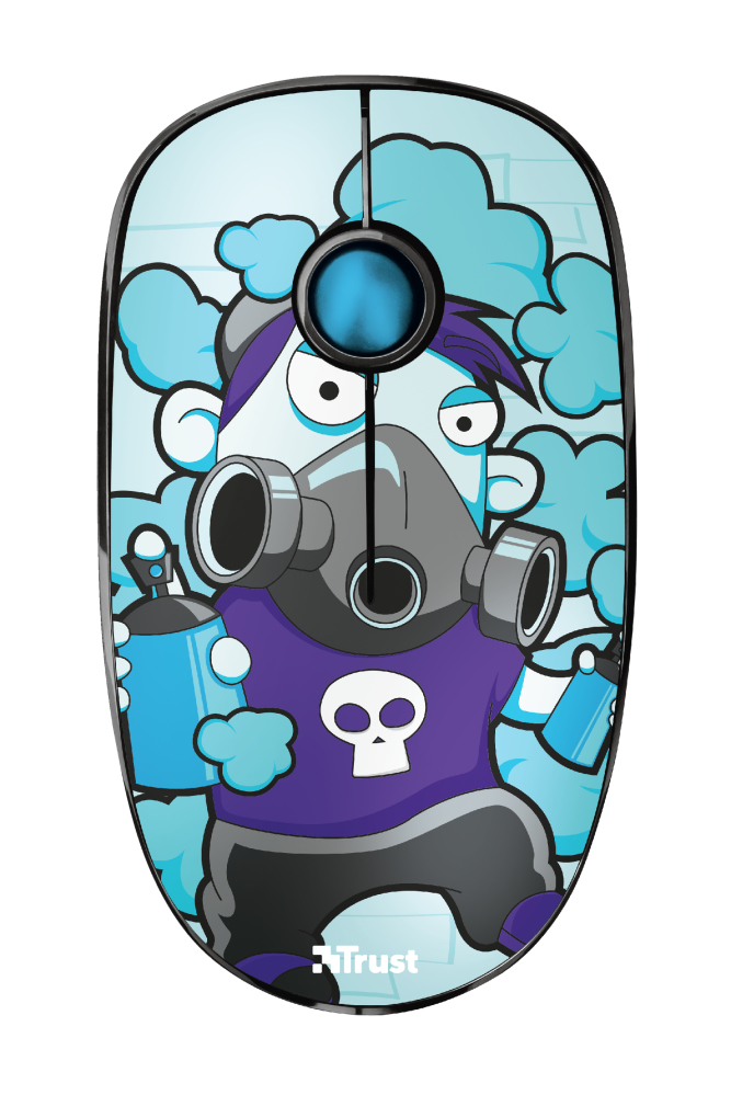 Sketch Wireless Silent Click Mouse Blue