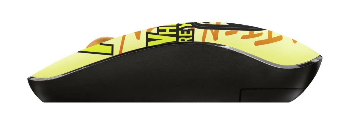 Sketch Wireless Silent Click Mouse Yellow