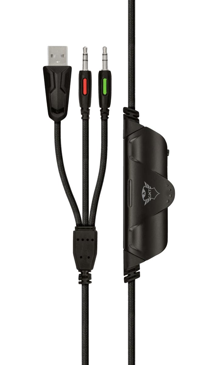 Headset -  Gxt 460 Varzz Illuminated Multiplatform Gaming - stereo 3.5mm - wired