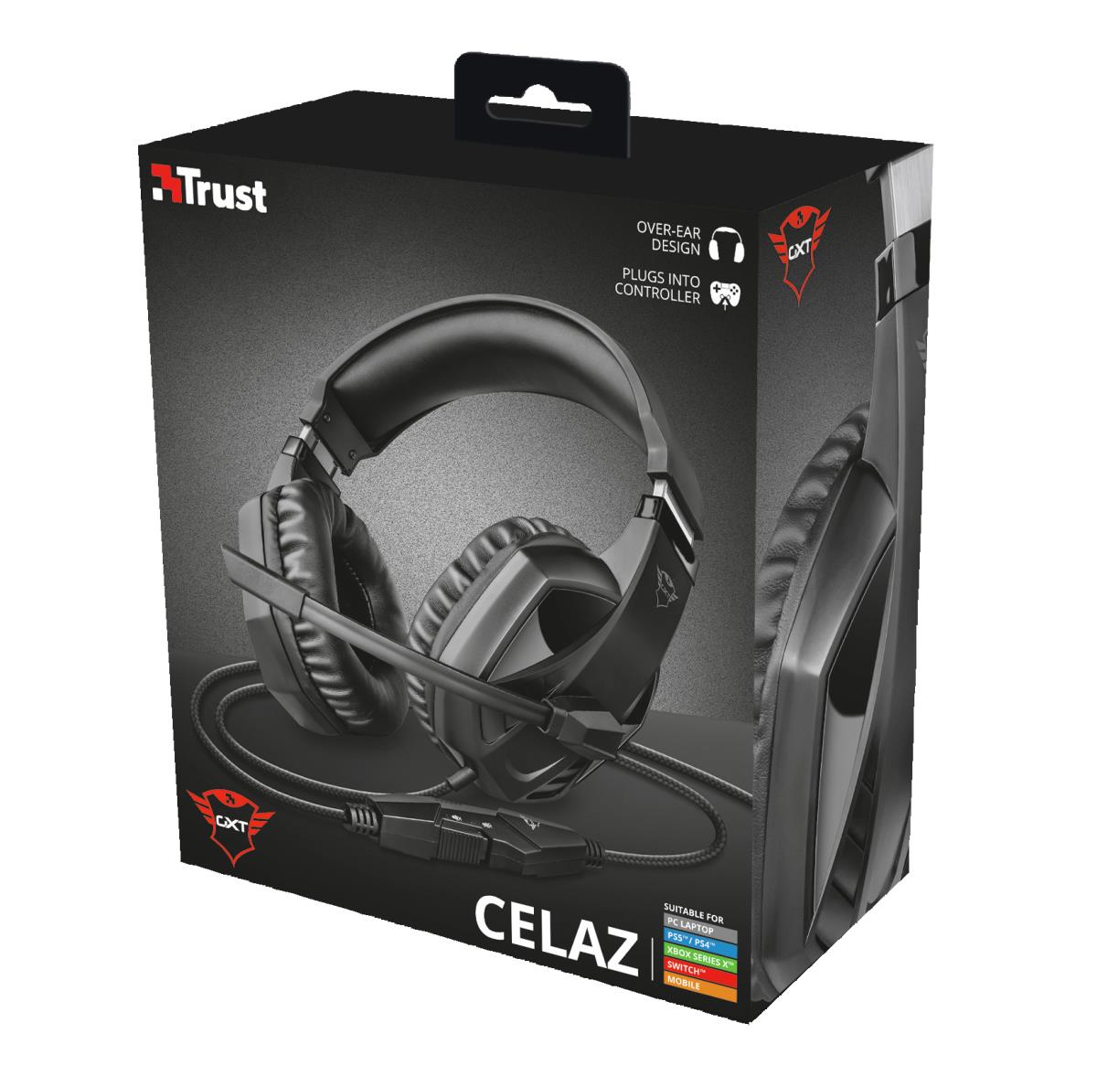 Headset - Gxt 412 Celaz Multiplatform Gaming - Stereo 3.5mm - Wired