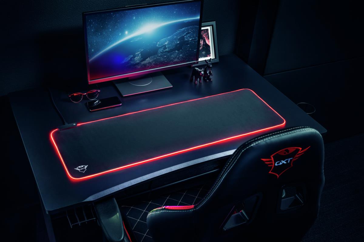 Gxt 764 Glide Flex Xxl RGB Illuminated Flexible Mouse Pad